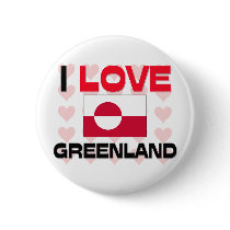 I Love Greenland buttons