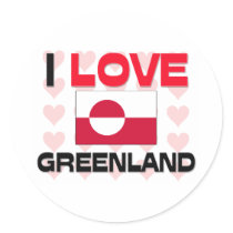 I Love Greenland stickers