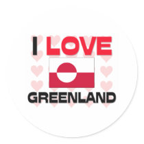 I Love Greenland stickers