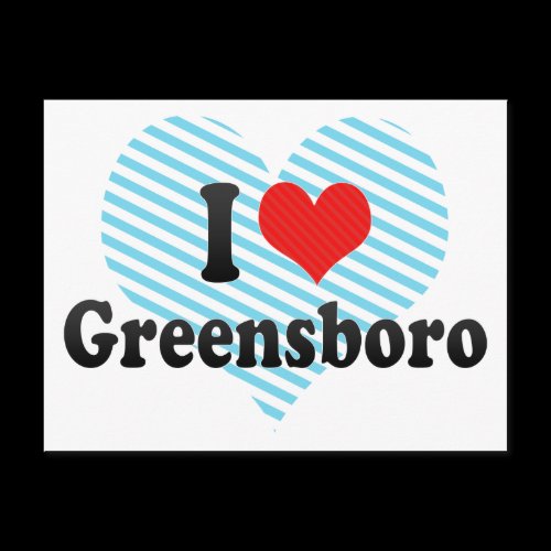 I Love Greensboro Post Card