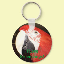 I Love Greenwings! keychains