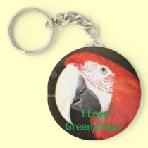 I Love Greenwings! keychains