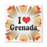 I Love Grenada magnets
