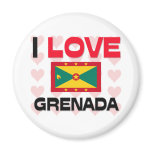 I Love Grenada magnets
