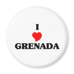 I Love Grenada magnets