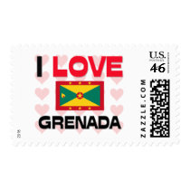 I Love Grenada postage
