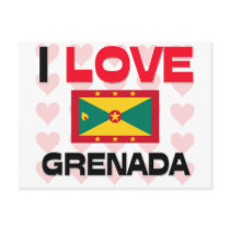 I Love Grenada postcards