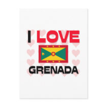I Love Grenada postcards