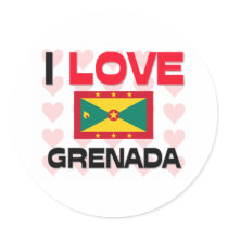 I Love Grenada stickers