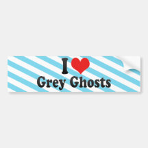 I Love Grey Ghosts Bumper Sticker