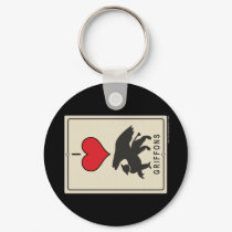 I Love Griffons keychains