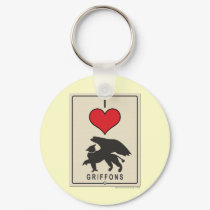I Love Griffons keychains