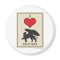 I Love Griffons magnets