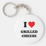 I Love Grilled Cheese ( Food ) Keychain
