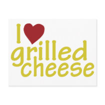 I Love Grilled Cheese Postcards