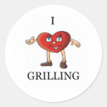 i love grilling sticker