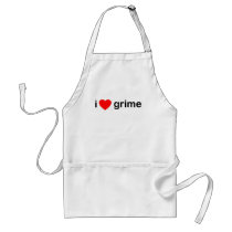 I Love Grime aprons by HOTDJGEAR I Love Grime aprons
