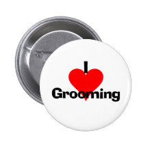 I Love Grooming Pins