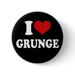 I Love Grunge buttons