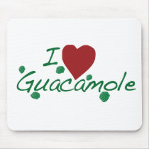 i love guacamole mousepads