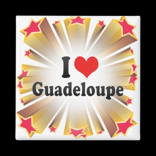 I Love Guadeloupe Fridge Magnet