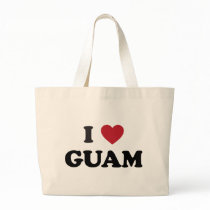 I Love Guam Tote Bag