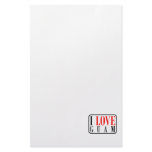 I Love Guam Design Stationery Paper