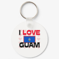 I Love Guam keychains
