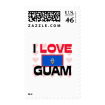 I Love Guam postage