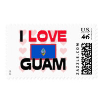 I Love Guam postage
