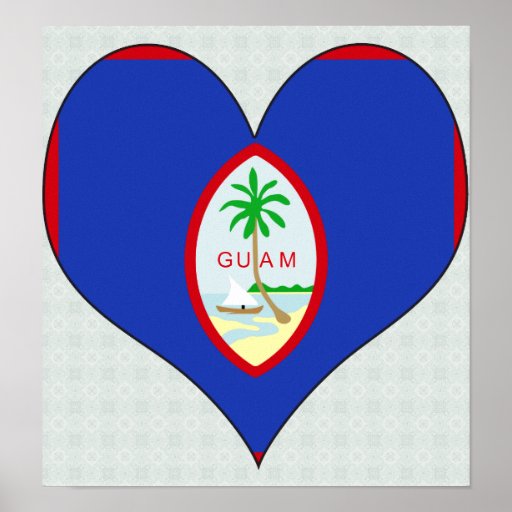 I Love Guam Poster