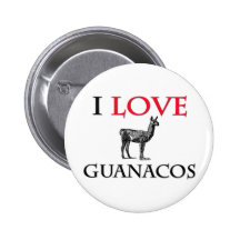 I Love Guanacos Pin