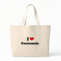 I LOVE GUATEMALA TOTE BAG