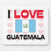 I Love Guatemala Mouse Mats
