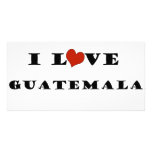 I Love Guatemala Photo Greeting Card