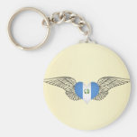 I Love Guatemala -wings Keychain
