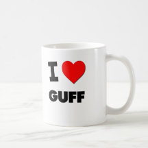 I Love Guff Mug
