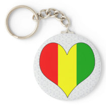 I Love Guinea Keychains