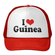 I Love Guinea Mesh Hat