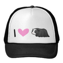 I Love Guinea Pigs (long) Mesh Hats