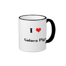 I Love Guinea Pigs Mug mugs
