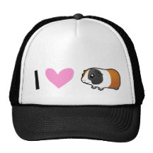 I Love Guinea Pigs (smooth) Trucker Hat