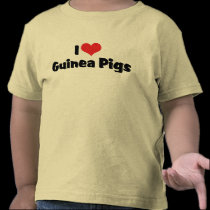 I Love Guinea Pigs T-Shirt