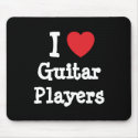 I love Guitar Players heart custom personalized mousepads by funnycustomtshirts I love Guitar Players heart custom personalized mousepads