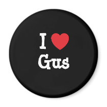 I love Gus heart custom personalized Magnet
