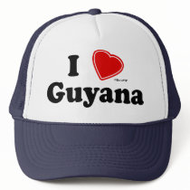 I Love Guyana hats