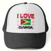 I Love Guyana hats by tshirtshirts I Love Guyana hats