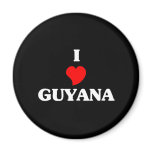 I Love Guyana magnets