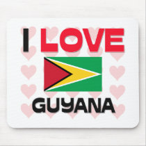 I Love Guyana mousepads