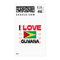 I Love Guyana postage
